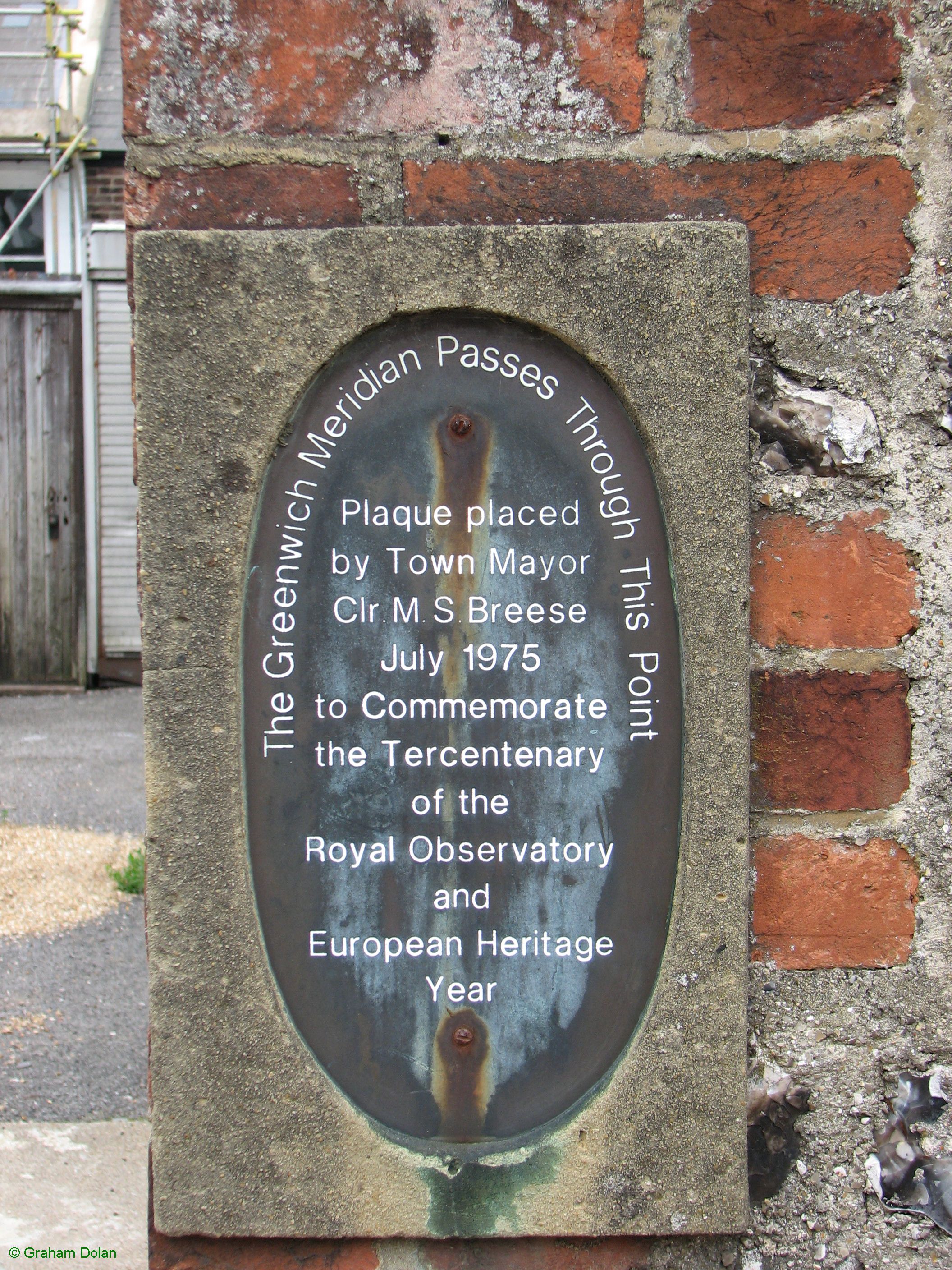 Greenwich Meridian Marker; England; East Sussex; Lewes